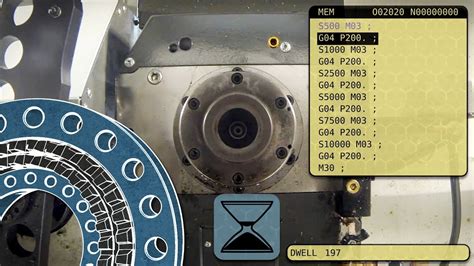 cnc machine fanuc stop warmup program|Spindle .